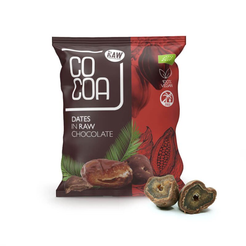 COCOA Dates in Raw Chocolate 70g - Image 2