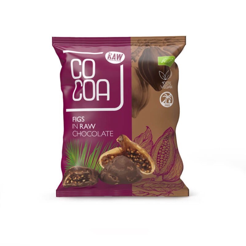 COCOA Figs in Raw Chocolate EKO 70g